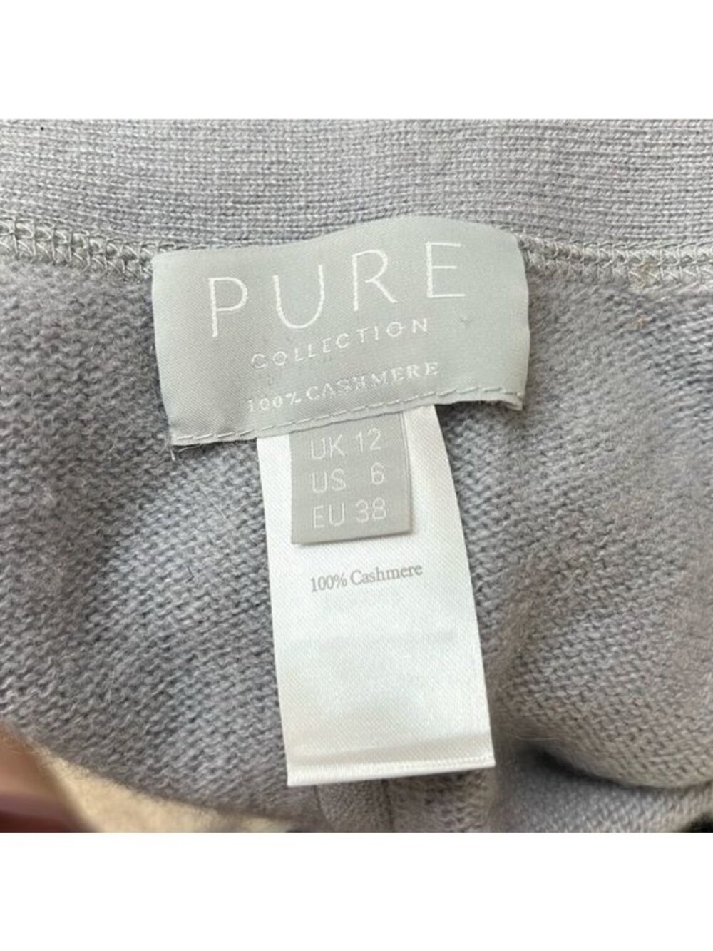 Pure Collection Cashmere Button Front Cardigan - Picture 7 of 8